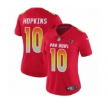 Women's Nike Houston Texans #10 DeAndre Hopkins Limited Red AFC 2019 Pro Bowl NFL Jersey
