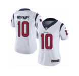 Women's Nike Houston Texans #10 DeAndre Hopkins Vapor Untouchable Limited White NFL Jersey