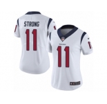 Women's Nike Houston Texans #11 Jaelen Strong Vapor Untouchable Limited White NFL Jersey