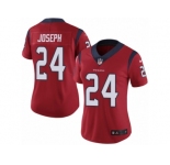 Women's Nike Houston Texans #24 Johnathan Joseph Vapor Untouchable Limited Red Alternate NFL Jersey