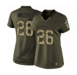 Women's Nike Houston Texans #26 Lamar Miller Limited Green Salute to Service NFL Jersey