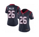 Women's Nike Houston Texans #26 Lamar Miller Vapor Untouchable Limited Navy Blue Team Color NFL Jersey