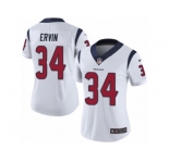 Women's Nike Houston Texans #34 Tyler Ervin Vapor Untouchable Limited White NFL Jersey