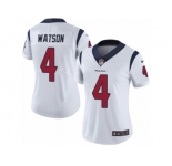 Women's Nike Houston Texans #4 Deshaun Watson Vapor Untouchable Limited White NFL Jersey