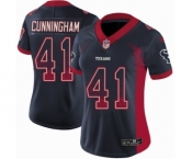 Women's Nike Houston Texans #41 Zach Cunningham Limited Navy Blue Rush Drift Fashion NFL Jersey