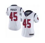 Women's Nike Houston Texans #45 Jay Prosch Vapor Untouchable Limited White NFL Jersey