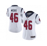 Women's Nike Houston Texans #46 Jon Weeks Vapor Untouchable Limited White NFL Jersey
