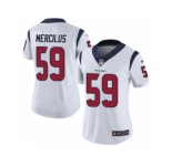 Women's Nike Houston Texans #59 Whitney Mercilus Vapor Untouchable Limited White NFL Jersey