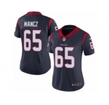 Women's Nike Houston Texans #65 Greg Mancz Vapor Untouchable Limited Navy Blue Team Color NFL Jersey