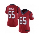 Women's Nike Houston Texans #65 Greg Mancz Vapor Untouchable Limited Red Alternate NFL Jersey