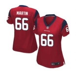 Women's Nike Houston Texans #66 Nick Martin Game Red Alternate NFL Jersey