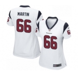 Women's Nike Houston Texans #66 Nick Martin Game White NFL Jersey