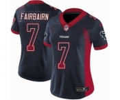 Women's Nike Houston Texans #7 Ka'imi Fairbairn Limited Navy Blue Rush Drift Fashion NFL Jersey