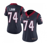 Women's Nike Houston Texans #74 Kendall Lamm Navy Blue Team Color Vapor Untouchable Elite Player NFL Jersey