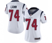 Women's Nike Houston Texans #74 Kendall Lamm White Vapor Untouchable Limited Player NFL Jersey