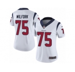 Women's Nike Houston Texans #75 Vince Wilfork Vapor Untouchable Limited White NFL Jersey