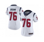 Women's Nike Houston Texans #76 Duane Brown Vapor Untouchable Limited White NFL Jersey