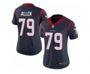 Women's Nike Houston Texans #79 Jeff Allen Vapor Untouchable Limited Navy Blue Team Color NFL Jersey