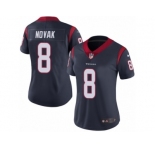 Women's Nike Houston Texans #8 Nick Novak Vapor Untouchable Limited Navy Blue Team Color NFL Jersey