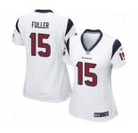 Women's Nike Texans #15 Will Fuller White Stitched NFL Jersey
