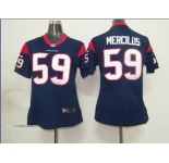 nike women nfl houston texans #59 mercilus blue[nike]
