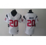 nike women nfl jerseys houston texans #20 ed reed white[nike]