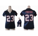 nike women nfl jerseys houston texans #23 foster blue[draft him ii top]