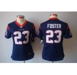 nike women nfl jerseys houston texans #23 foster blue[nike limited]
