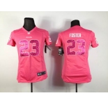 nike women nfl jerseys houston texans #23 foster pink[nike]