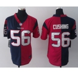 nike women nfl jerseys houston texans #56 cushing blue-red[Elite split]