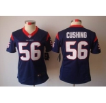 nike women nfl jerseys houston texans #56 cushing blue[nike limited]