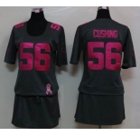 nike women nfl jerseys houston texans #56 cushing dk.grey[breast cancer awareness]