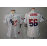nike women nfl jerseys houston texans #56 cushing white[2012 fem fan]