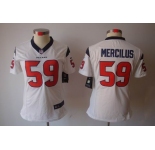 nike women nfl jerseys houston texans #59 mercilus white[nike limited]