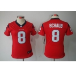 nike women nfl jerseys houston texans #8 schaub red[nike limited]