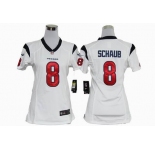 nike women nfl jerseys houston texans #8 schaub white[nike]