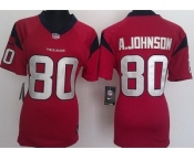 nike women nfl jerseys houston texans #80 a.johnson red[nike]