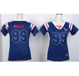 nike women nfl jerseys houston texans #99 watt blue[fashion Rhinestone sequins]
