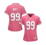 nike women nfl jerseys houston texans #99 watt pink[nike 2015]