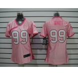 nike women nfl jerseys houston texans #99 watt pink[nike]