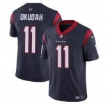 Youth Houston Texans #11 Jeff Okudah Navy Vapor Untouchable Limited Football Stitched Jersey