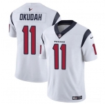 Youth Houston Texans #11 Jeff Okudah White Vapor Untouchable Limited Football Stitched Jersey