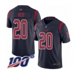 Youth Houston Texans #20 Justin Reid Limited Navy Blue Rush Vapor Untouchable 100th Season Football Jersey