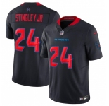 Youth Houston Texans #24 Derek Stingley Jr. Navy 2024 2nd Alternate F.U.S.E Vapor Football Stitched Jersey