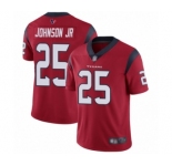Youth Houston Texans #25 Duke Johnson Jr Red Alternate Vapor Untouchable Limited Player Football Jersey