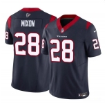 Youth Houston Texans #28 Joe Mixon Navy 2024 F.U.S.E. Vapor Untouchable Limited Football Stitched Jersey