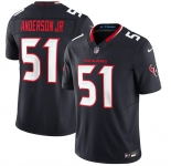 Youth Houston Texans #51 Will Anderson Jr. Navy 2024 Vapor F.U.S.E. Limited Football Stitched Jersey