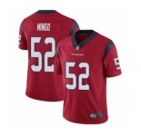 Youth Houston Texans #52 Barkevious Mingo Red Alternate Vapor Untouchable Limited Player Football Jersey