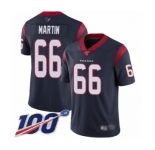 Youth Houston Texans #66 Nick Martin Navy Blue Team Color Vapor Untouchable Limited Player 100th Season Football Jersey