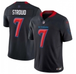 Youth Houston Texans #7 C.J. Stroud Navy 2024 2nd Alternate F.U.S.E Vapor Football Stitched Jersey